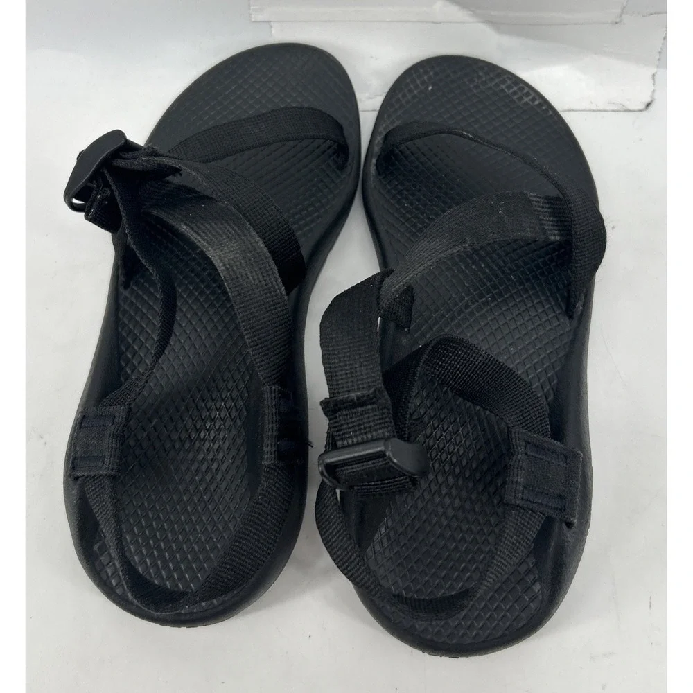 Chaco Z1 Classic Strappy Adjustable Sandals Black Women's Size 8